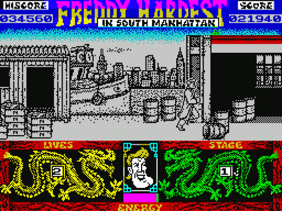 Freddy Hardest En Manhattan Sur Screenshot 17 (Spectrum 48K)