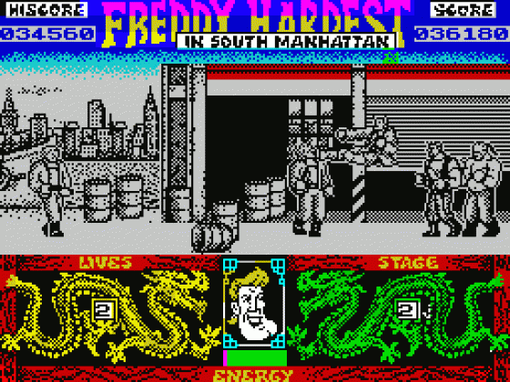 Freddy Hardest En Manhattan Sur Screenshot 19 (Spectrum 48K)