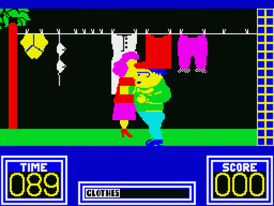 Benny Hill's Madcap Chase Screenshot 10 (Spectrum 48K)