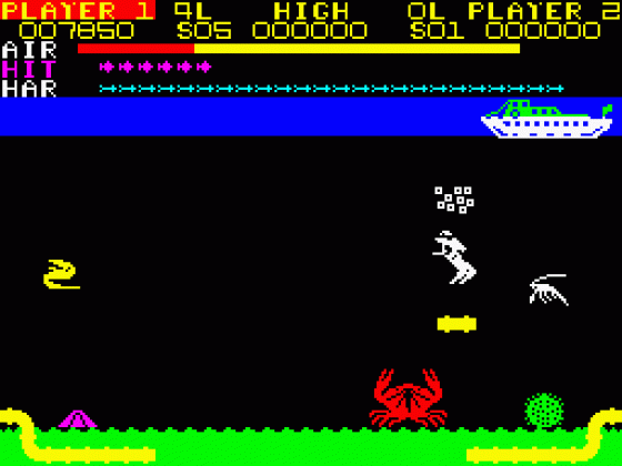 Devil Diver Screenshot 16 (Spectrum 48K)