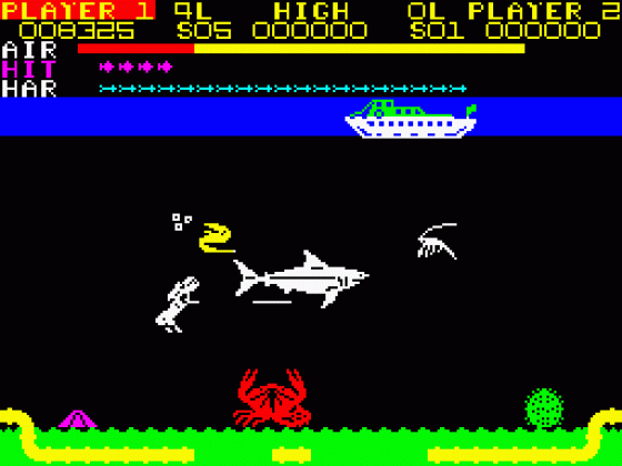 Devil Diver Screenshot 17 (Spectrum 48K)