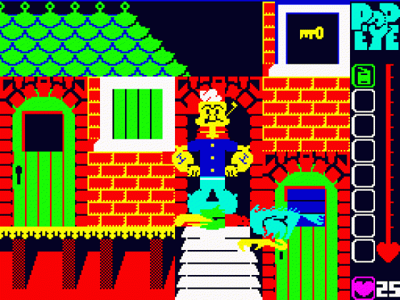 Popeye Screenshot 6 (Spectrum 48K)