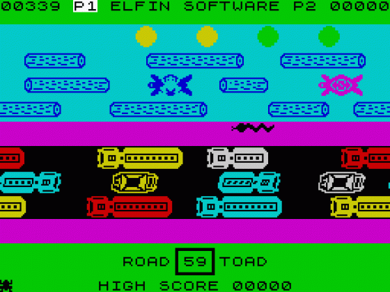 Road Toad Screenshot 7 (Spectrum 48K)