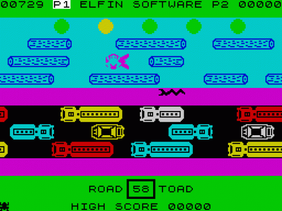 Road Toad Screenshot 8 (Spectrum 48K)