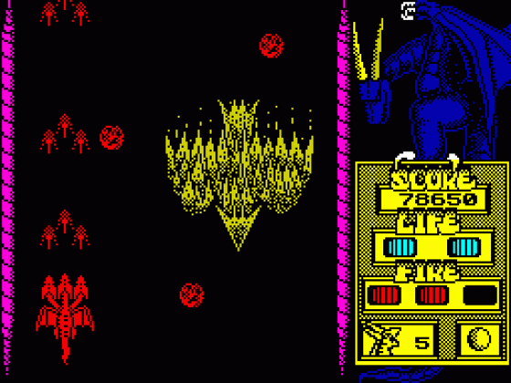 Dragon Spirit Screenshot 5 (Spectrum 48K/128K)