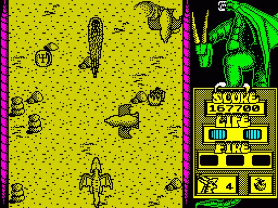 Dragon Spirit Screenshot 8 (Spectrum 48K/128K)