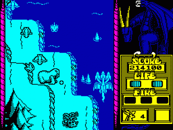 Dragon Spirit Screenshot 12 (Spectrum 48K/128K)