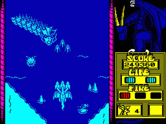 Dragon Spirit Screenshot 16 (Spectrum 48K/128K)