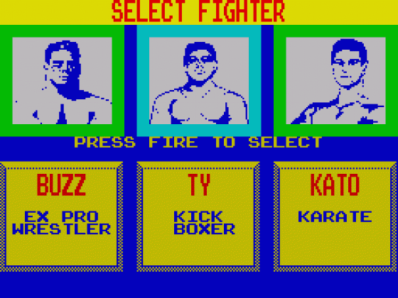 Pit-Fighter Screenshot 5 (Spectrum 48K)