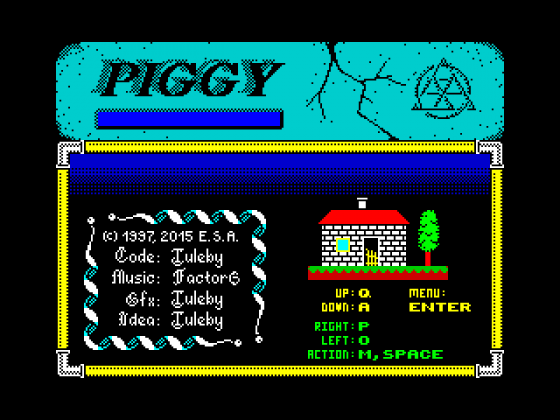 Piggy Screenshot 5 (Spectrum 48K/128K)