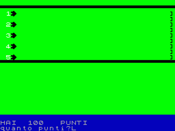 Frog Race Screenshot 1 (Spectrum 48K)