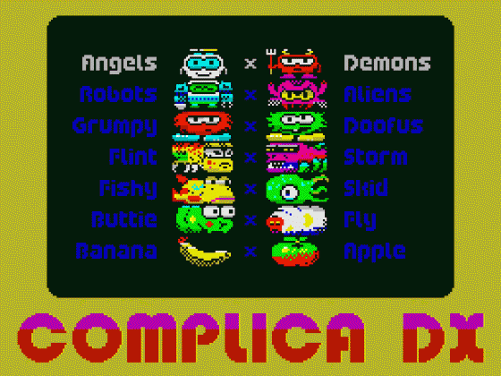 Complica DX Screenshot 9 (Spectrum 48K/128K/+2/+3)