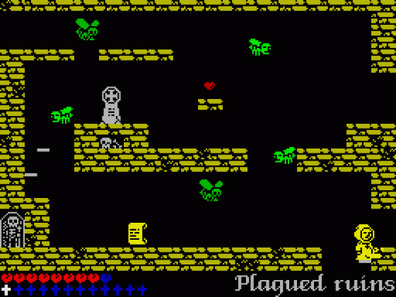 L'Abbaye Des Morts Screenshot 12 (Spectrum 48K/128K/+2/+3)