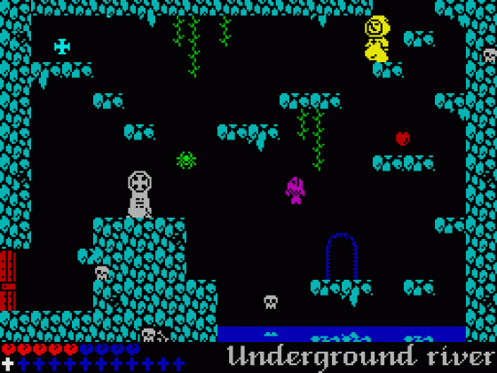 L'Abbaye Des Morts Screenshot 16 (Spectrum 48K/128K/+2/+3)