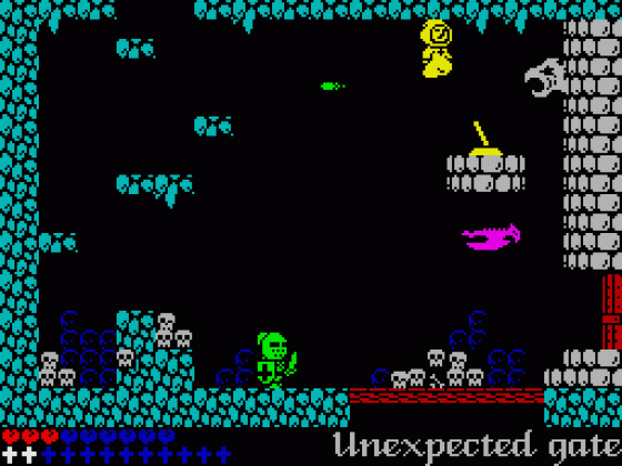 L'Abbaye Des Morts Screenshot 25 (Spectrum 48K/128K/+2/+3)