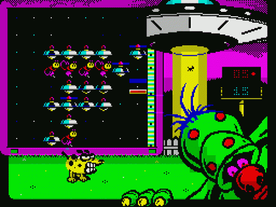 Pets Vs. Aliens Prologue Screenshot 13 (Spectrum 48K/128K/+2)