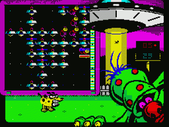 Pets Vs. Aliens Prologue Screenshot 15 (Spectrum 48K/128K/+2)