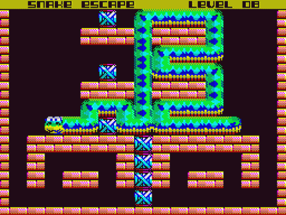 Snake Escape Screenshot 16 (Spectrum 48K/128K/+2)