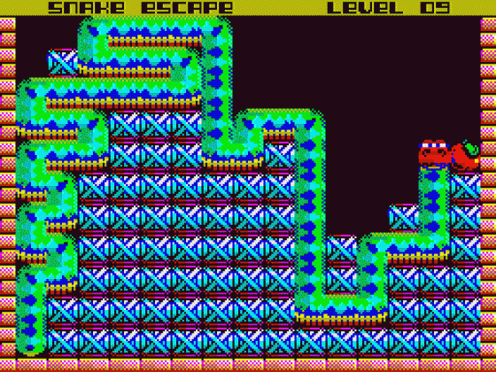 Snake Escape Screenshot 19 (Spectrum 48K/128K/+2)