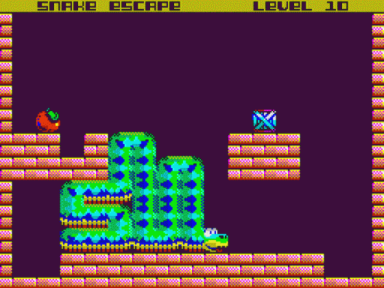 Snake Escape Screenshot 21 (Spectrum 48K/128K/+2)