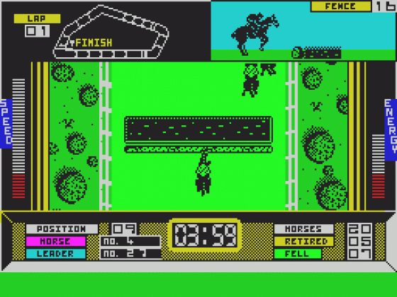 Grand National Screenshot 6 (Spectrum 48K)