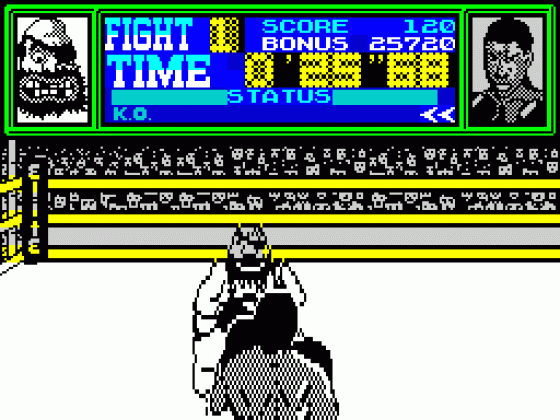 Frank Bruno's World Championship Boxing Screenshot 1 (Spectrum 48K)