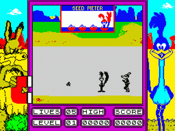 Correcaminos Screenshot 1 (Spectrum 48K)