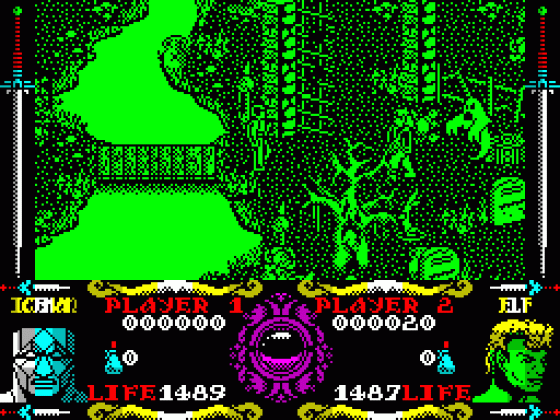 Gauntlet III: The Final Quest Screenshot 1 (Spectrum 48K)