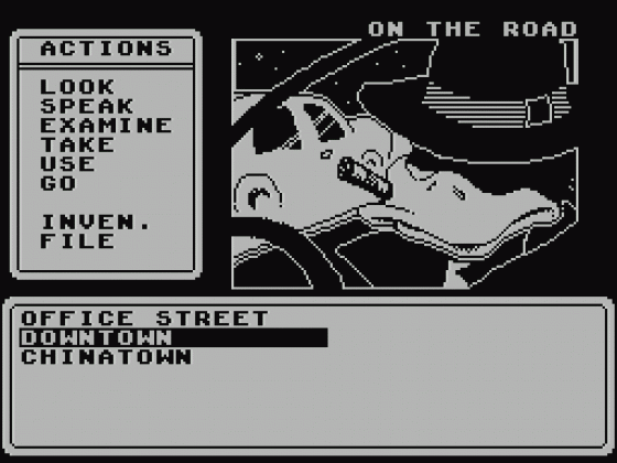 Sam Mallard: The Case Of The Missing Swan Screenshot 6 (Spectrum 48K)