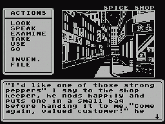 Sam Mallard: The Case Of The Missing Swan Screenshot 9 (Spectrum 48K)