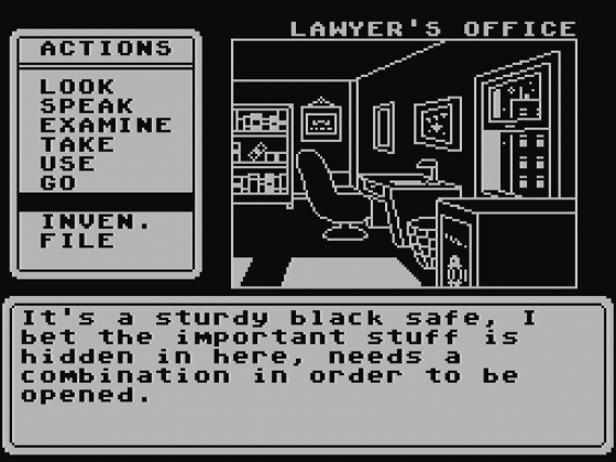 Sam Mallard: The Case Of The Missing Swan Screenshot 12 (Spectrum 48K/128K)