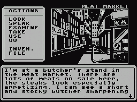 Sam Mallard: The Case Of The Missing Swan Screenshot 14 (Spectrum 48K/128K)