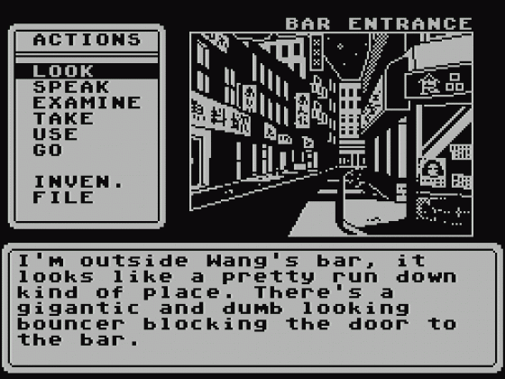 Sam Mallard: The Case Of The Missing Swan Screenshot 22 (Spectrum 48K/128K)