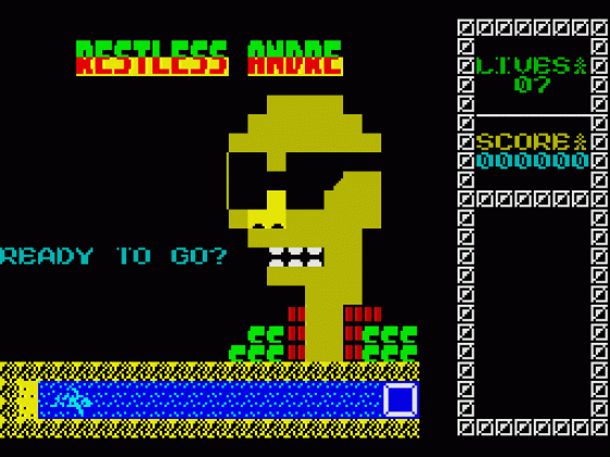 Restless Andre Screenshot 10 (Spectrum 48K/128K/+2/+3)