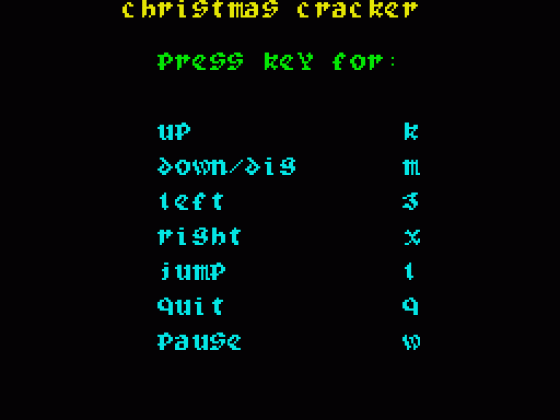 Christmas Cracker Screenshot 25 (Spectrum 48K)