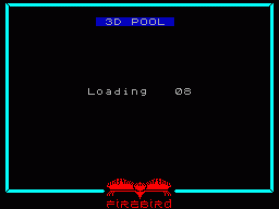 3D Pool Screenshot 15 (Spectrum 48K)