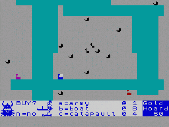 Viking Raiders Screenshot 1 (Spectrum 48K)