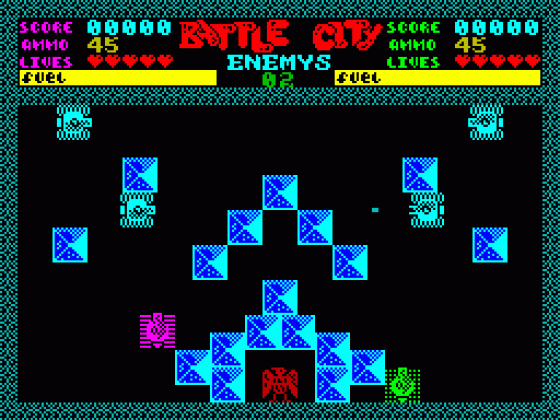 Battle City Screenshot 1 (Spectrum 48K/128K)