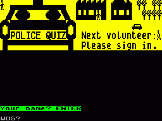 Police Quiz Screenshot