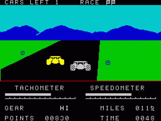 Road Racer Screenshot 7 (Spectrum 48K)