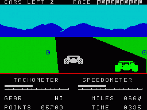 Road Racer Screenshot 9 (Spectrum 48K)