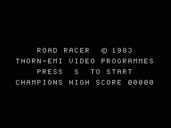 Road Racer Screenshot 11 (Spectrum 48K)