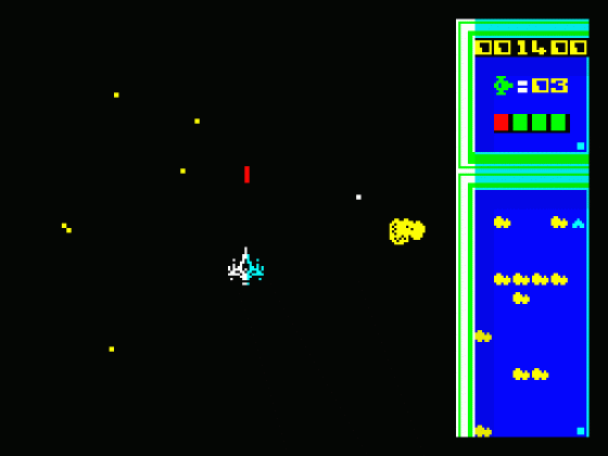 Almost Bosconian Screenshot 5 (Spectrum 48K/128K/+2/+3)