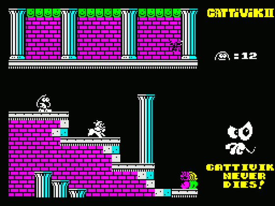 Cattivik Never Dies Screenshot 5 (Spectrum 48K/128K/+2/+3)