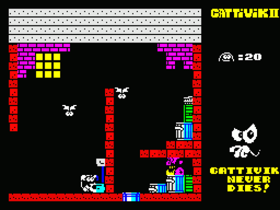 Cattivik Never Dies Screenshot 7 (Spectrum 48K/128K/+2/+3)