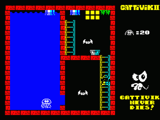 Cattivik Never Dies Screenshot 8 (Spectrum 48K/128K/+2/+3)