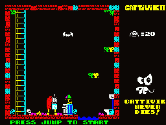 Cattivik Never Dies Screenshot 10 (Spectrum 48K/128K/+2/+3)