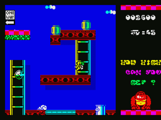 Donkey Kong Reloaded Again Screenshot 8 (Spectrum 48K/128K/+2/+3)