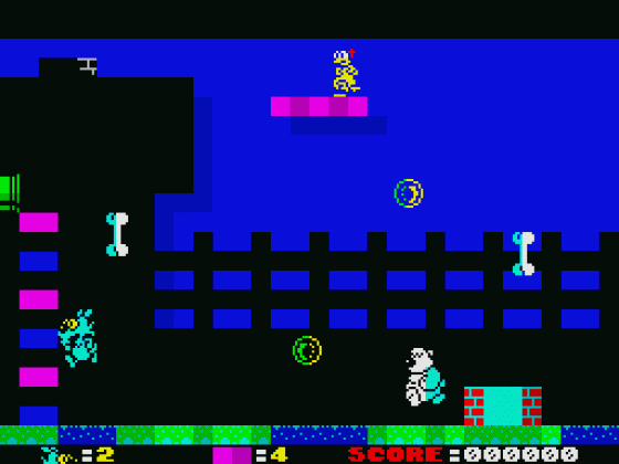 Lupo Alberto Screenshot 5 (Spectrum 48K/128K/+2/+3)