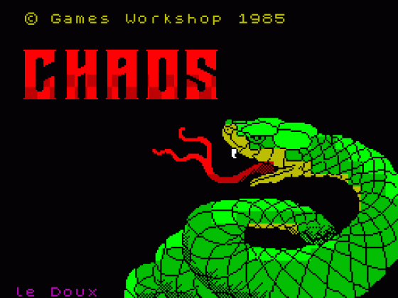 Chaos Screenshot 20 (Spectrum 48K)